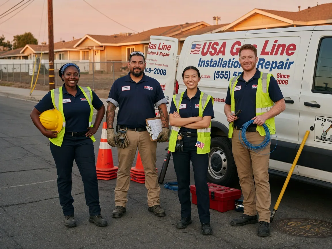 Gas Line Installation company in Hepler, KS